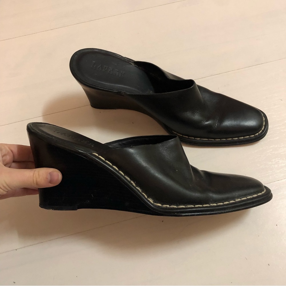 Lauren by Ralph Lauren Heeled Mules